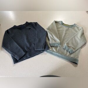 2 pack boys 4/5 sweater / sweatshirt combo